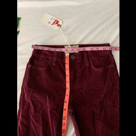 NWT Current/Elliott Kick Corduroy Cropped Pants - Picture 8 of 8